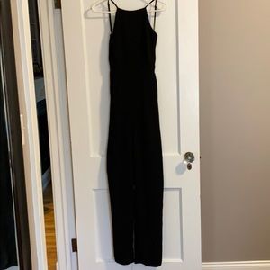 Backless jumpsuit black